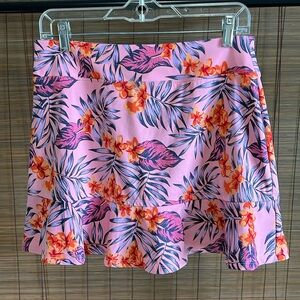 Tommy Bahamas tropical pattern golf/tennis/pickleball skirt!